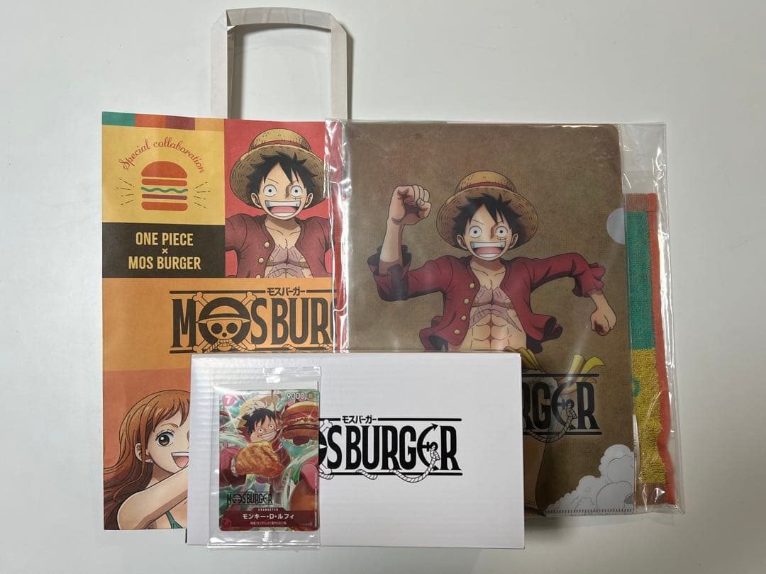 【新品】モスバーガー ONE PIECE コラボセット フルセット
