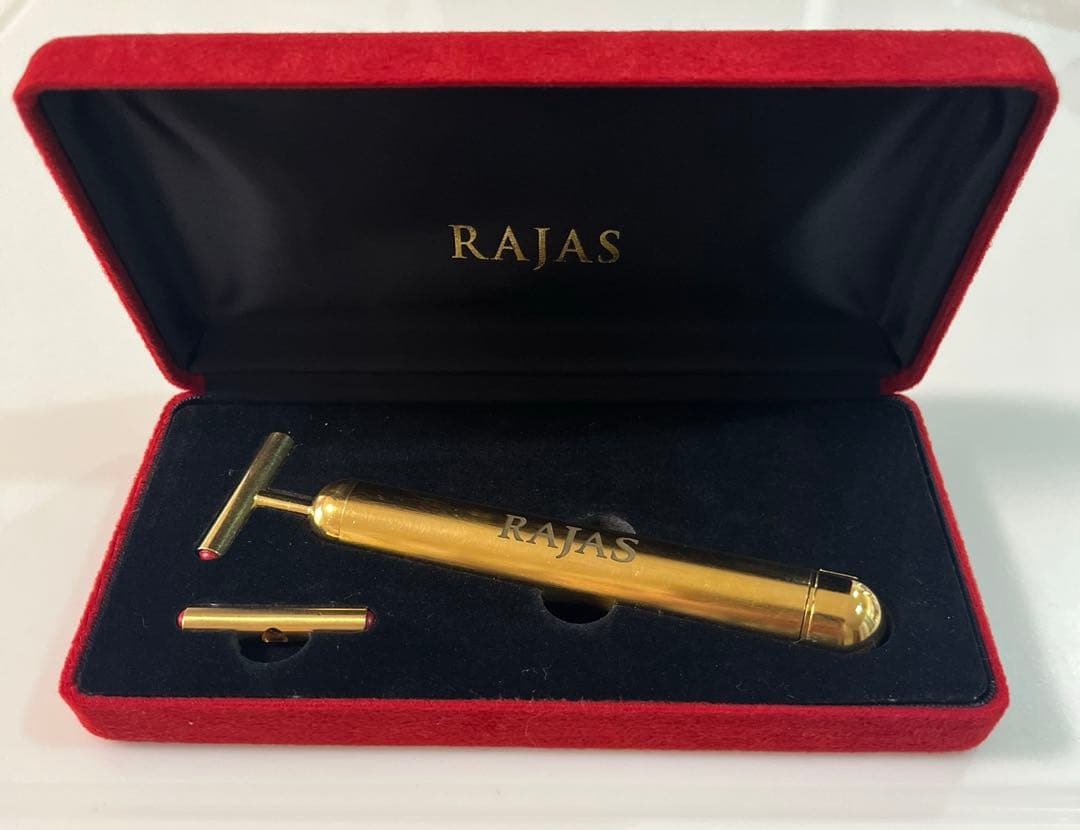 【未使用品】新リンパ療法 RAJAS ビューティーバー 交換用ヘッドバー 付き