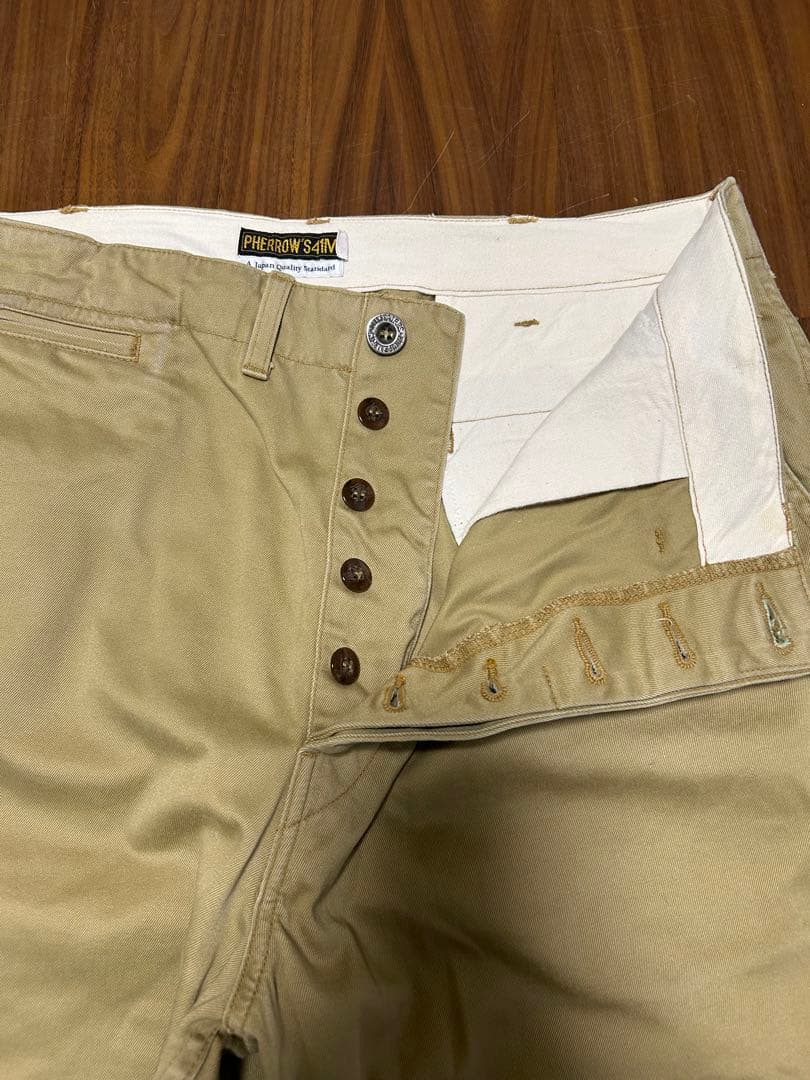 PHERROW'S チノパン大戦モデル　P41Ｍオリーブ 36