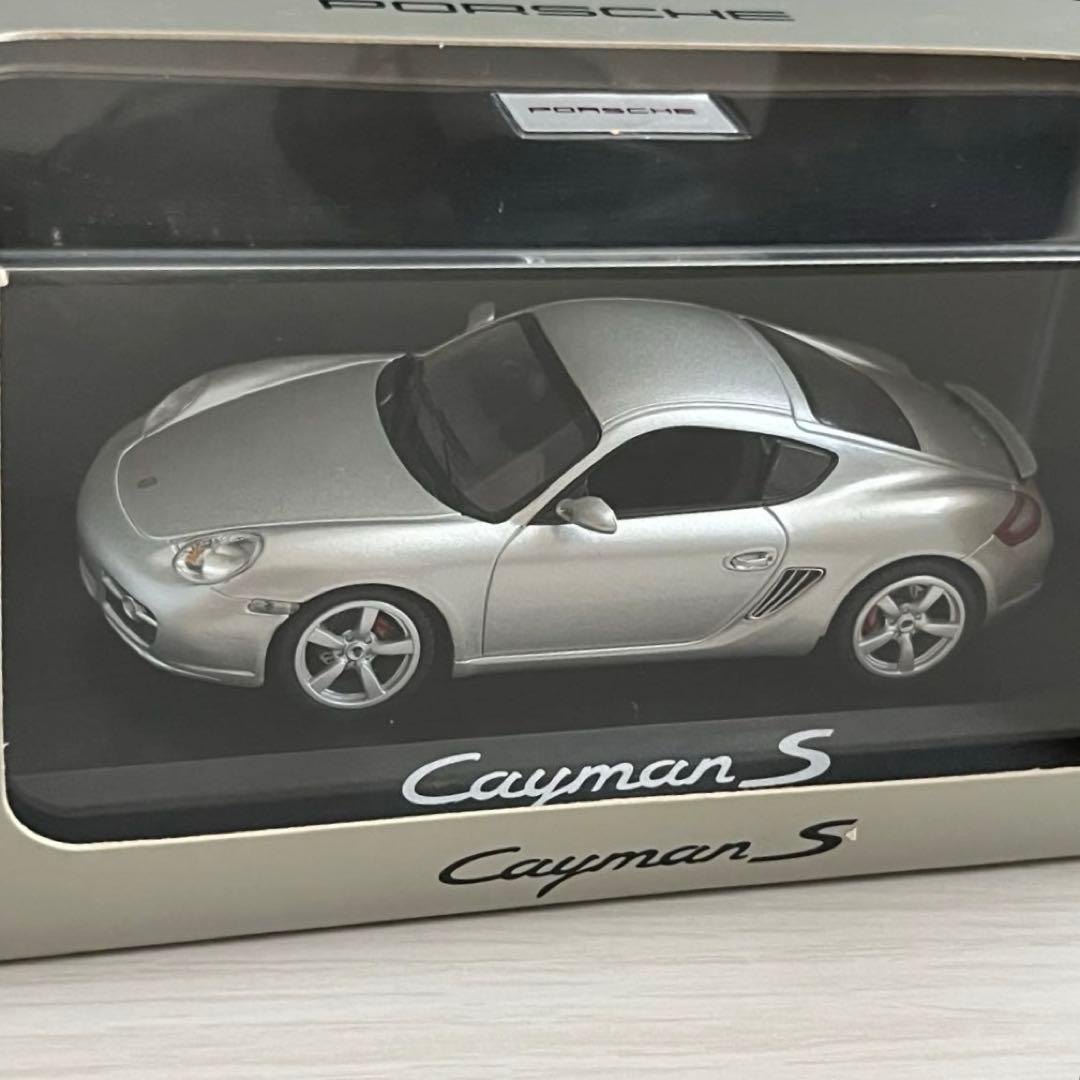 ポルシェ Cayman S シルバーミニカー