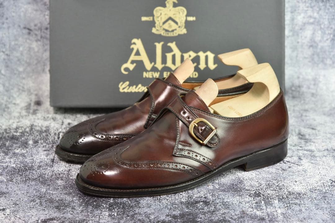 オールデン　コードバン　#1671　6.5D　バーガンディ　アバディーンラスト