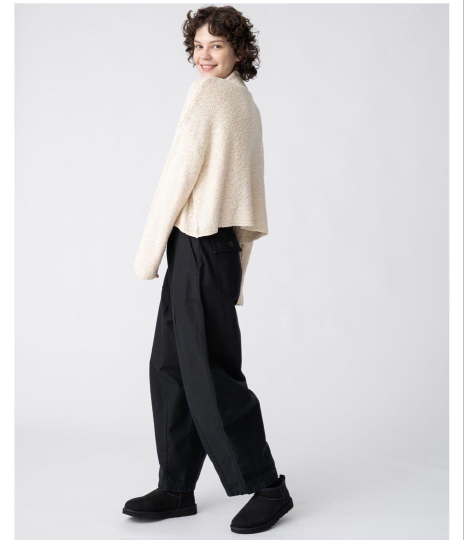 ほぼ新品RHCロンハーマン ワイド ミリタリー パンツ ブラック