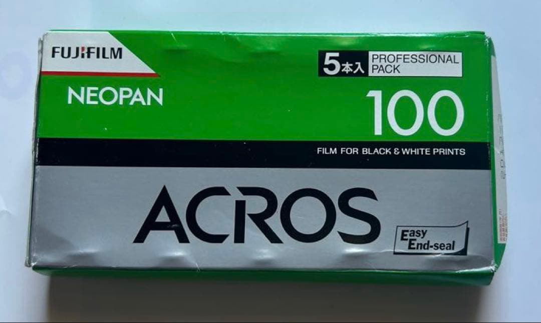 FUJIFILM ネオパンACROS 100 フィルム 5本入り