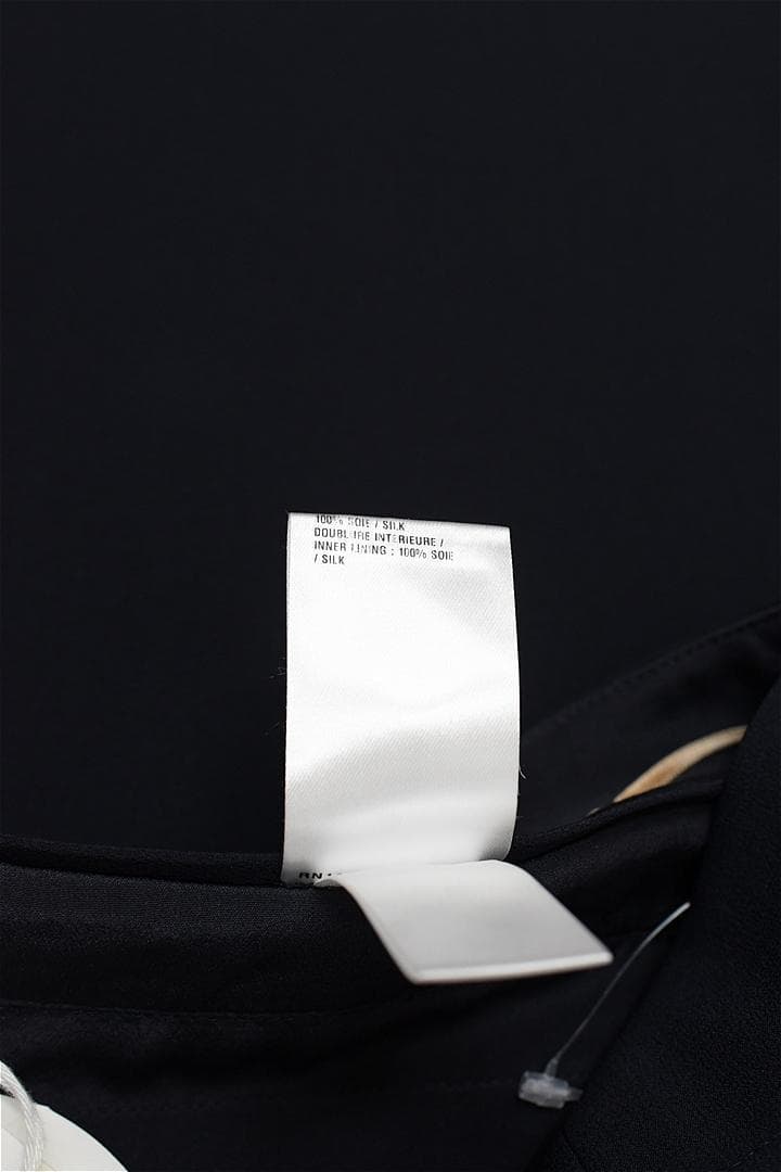 HGBT223/未使用 Chloe ストレートレッグパンツ ラッフル付き シルク