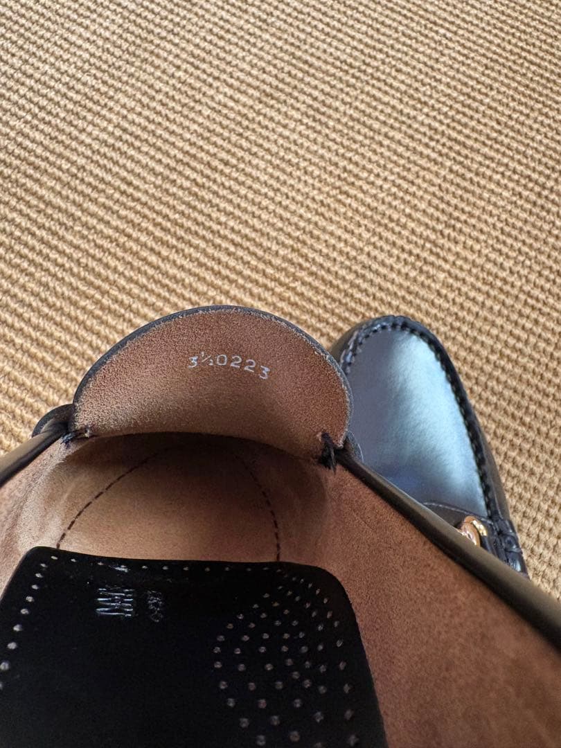 Paraboot ブラックレザー ローファー