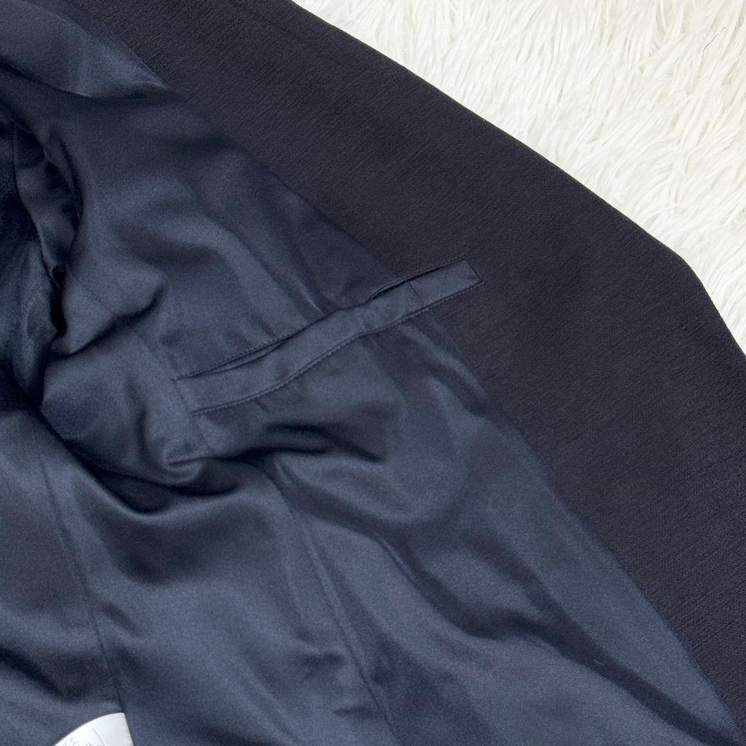 Reflect大きいサイズ ウール混生地 匠ジャケット 黒