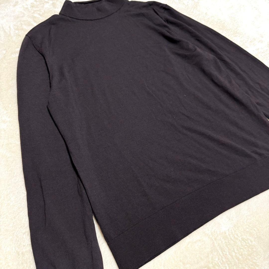 美品 セオリー 2024年 モックネック ニット 高品質 ハイゲージ L