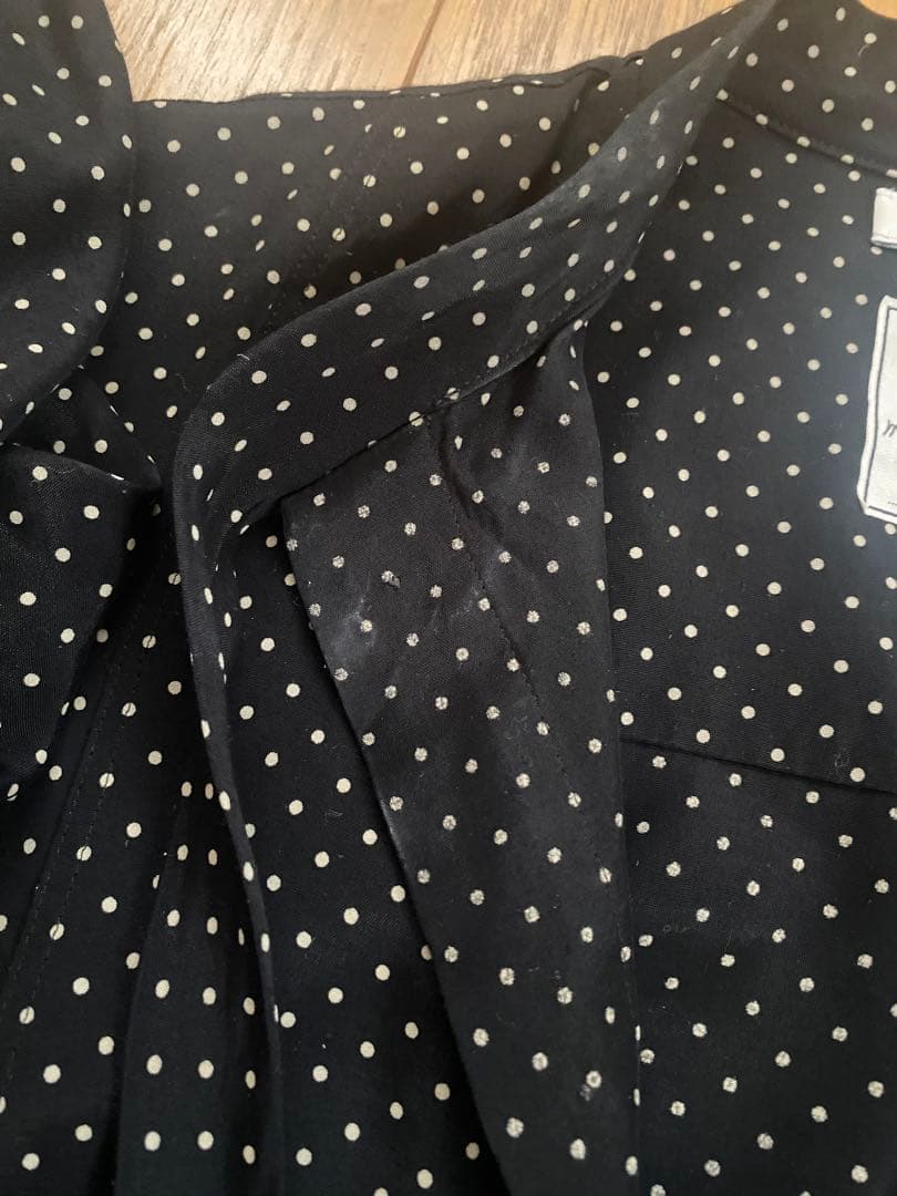 マルティニーク別注マディソンブルードットシャツワンピース