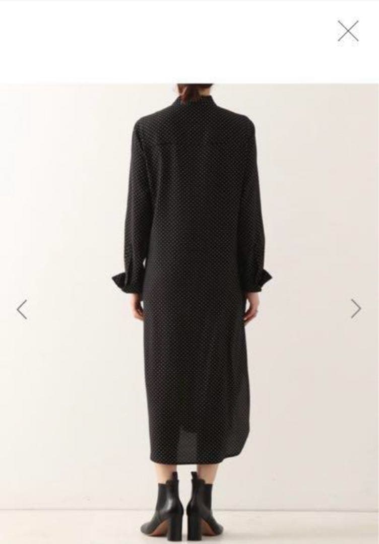 マルティニーク別注マディソンブルードットシャツワンピース