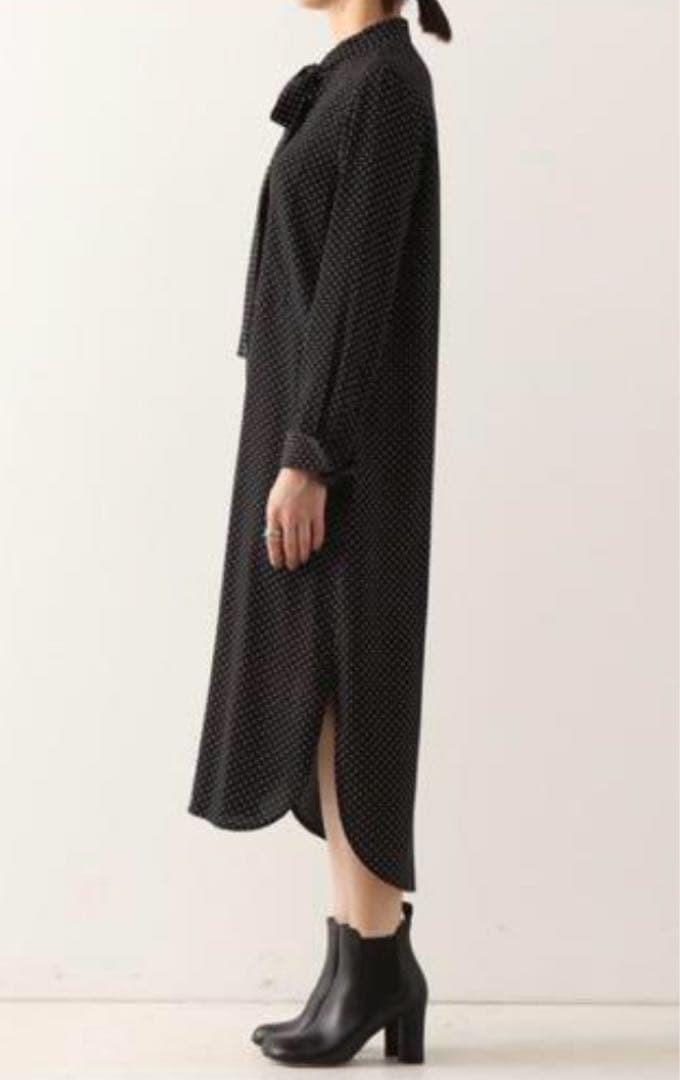 マルティニーク別注マディソンブルードットシャツワンピース