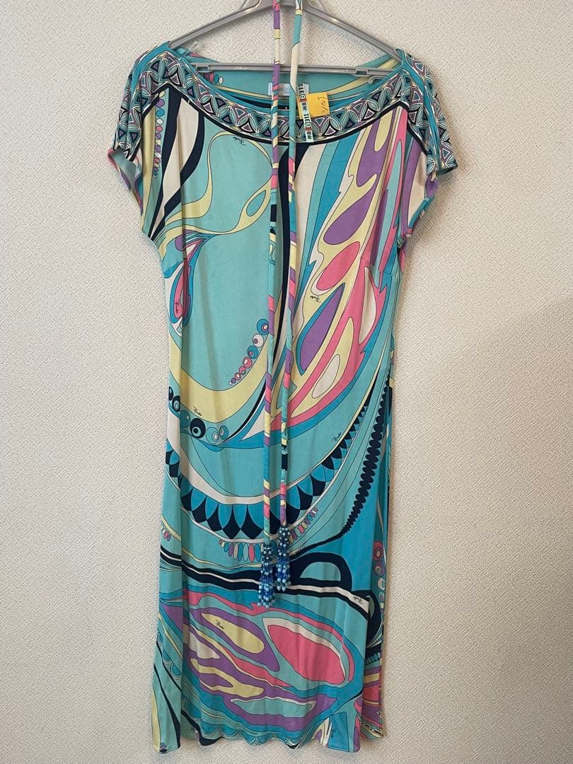 Emilio Pucci ワンピース、チュニック38 ベルト付き クリーニング済