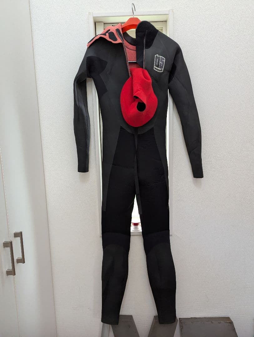 ウェットスーツ　セミドライ　裏起毛　5mm3mm オーダー品　使用1回のみ