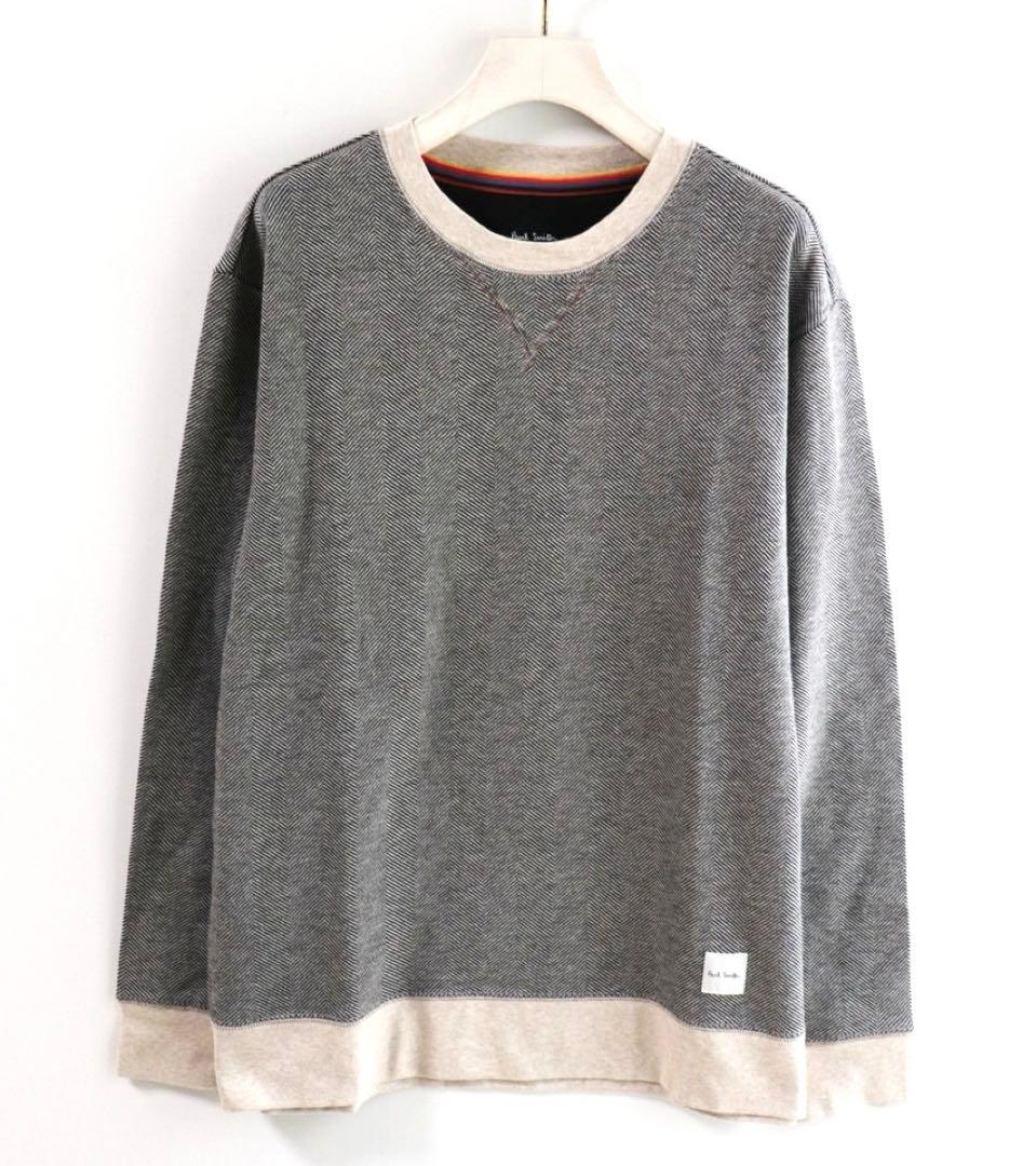 《ポールスミス》未使用 ヘリンボーン柄 トレーナー＋パンツ M(W76~84)