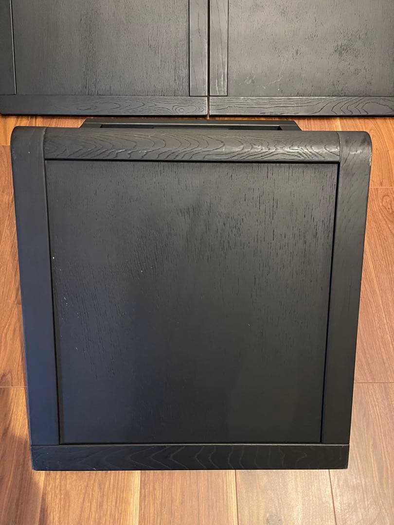 hikari 光製作所 木製座椅子 黒和モダン 旅館　和室　三脚セット