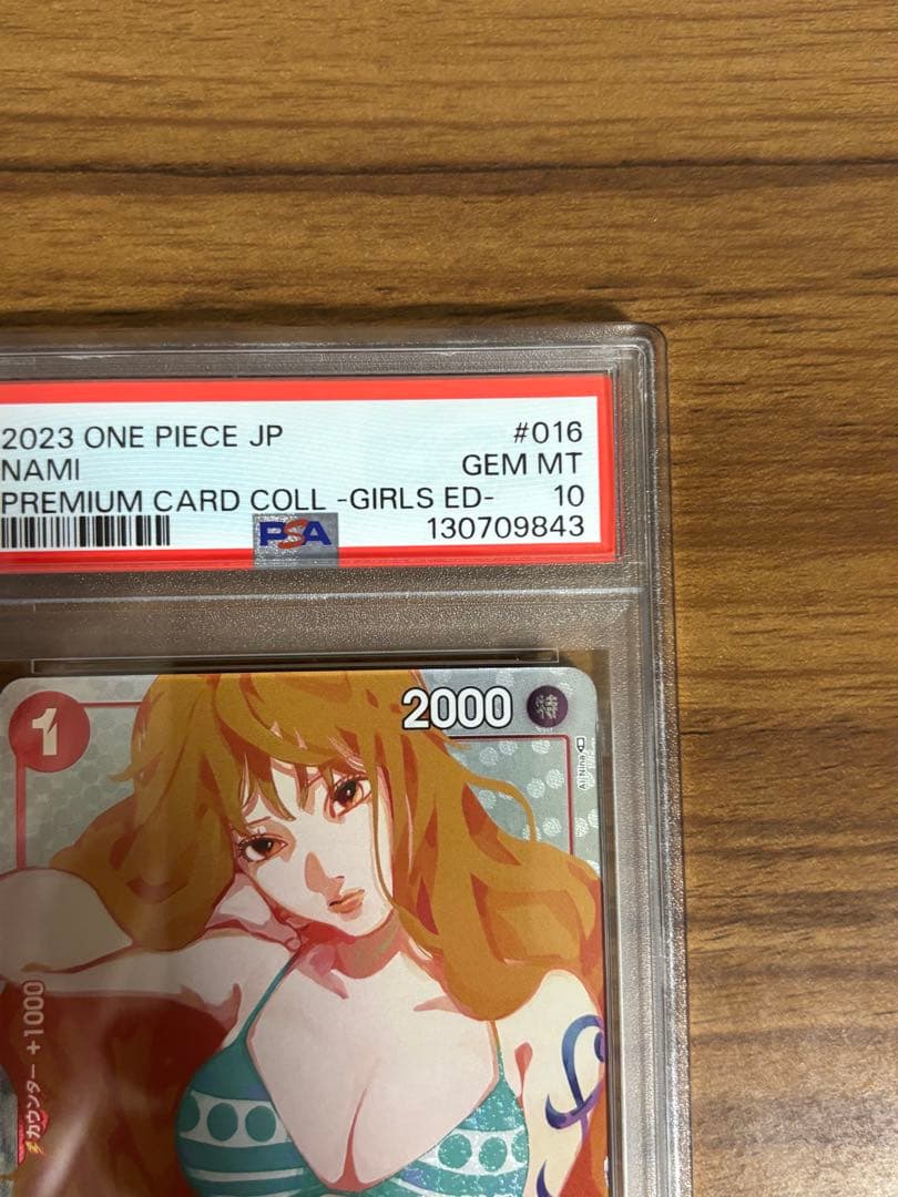 【PSA10】ナミ　プロモ　日版ガールズエディション版OP01-016