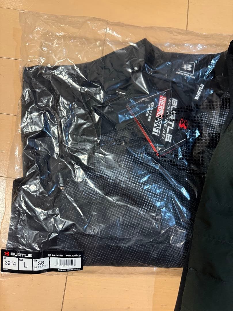 BURTLE ベスト Lサイズ バートル サーモクラフト電熱パッドTC500