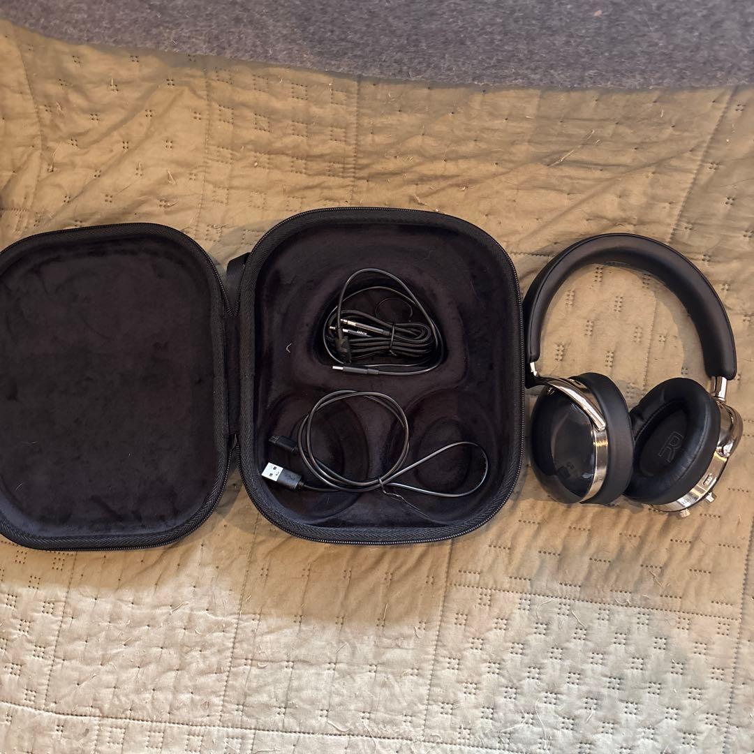 AVIOT-WAJ1 ワイヤレスヘッドホン ブラック メタリック仕上げ