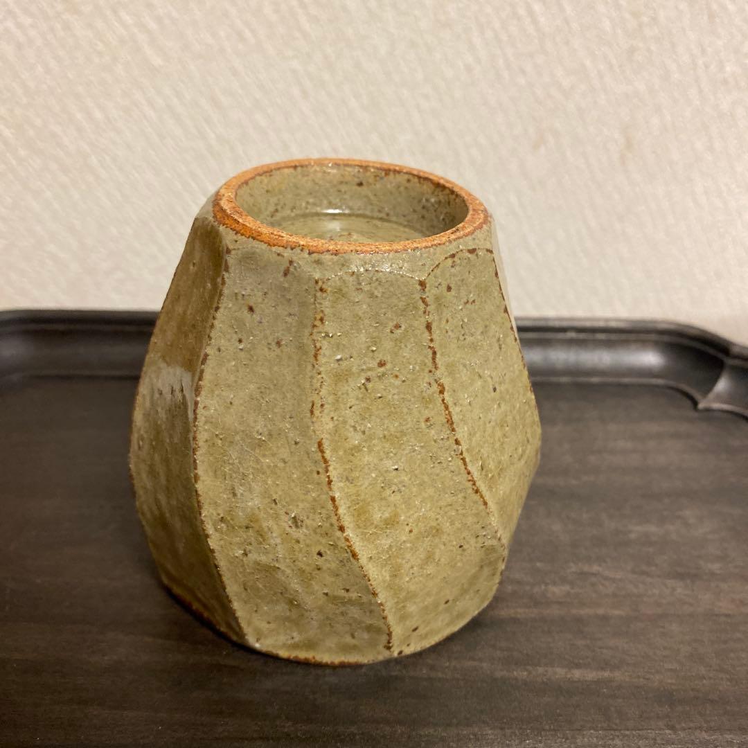 【ぽてと】岩井窯　山本教行さん　面取湯呑