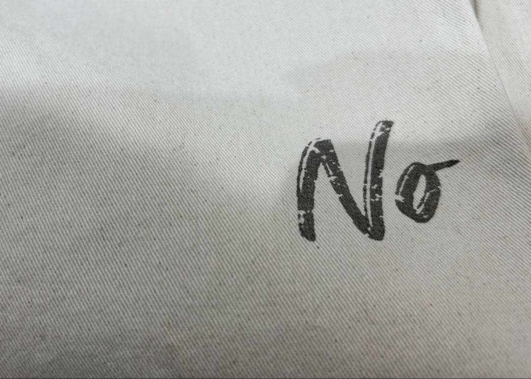 ゆみこ　未着用　Le Melange ロゴプリントチノパン