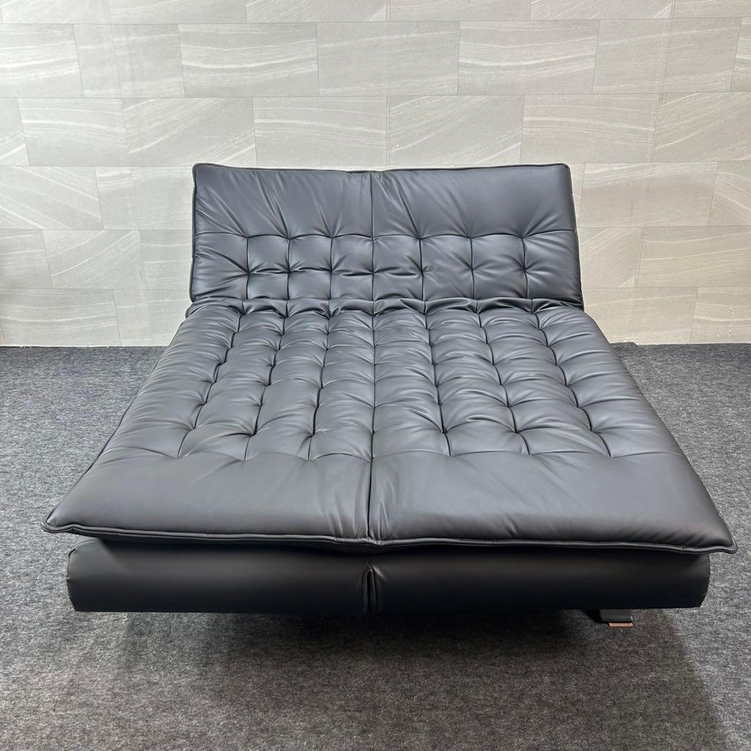 NITORI ソファベッド Nシールド ロック2 革張り おしゃれ d4256