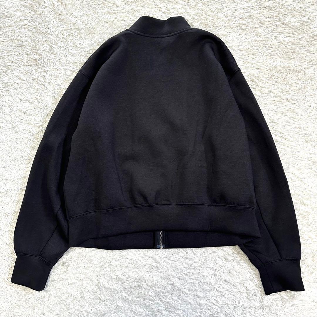 【美品】セオリーリュクス 24AW ジップアップブルゾン ブラック サイズ38