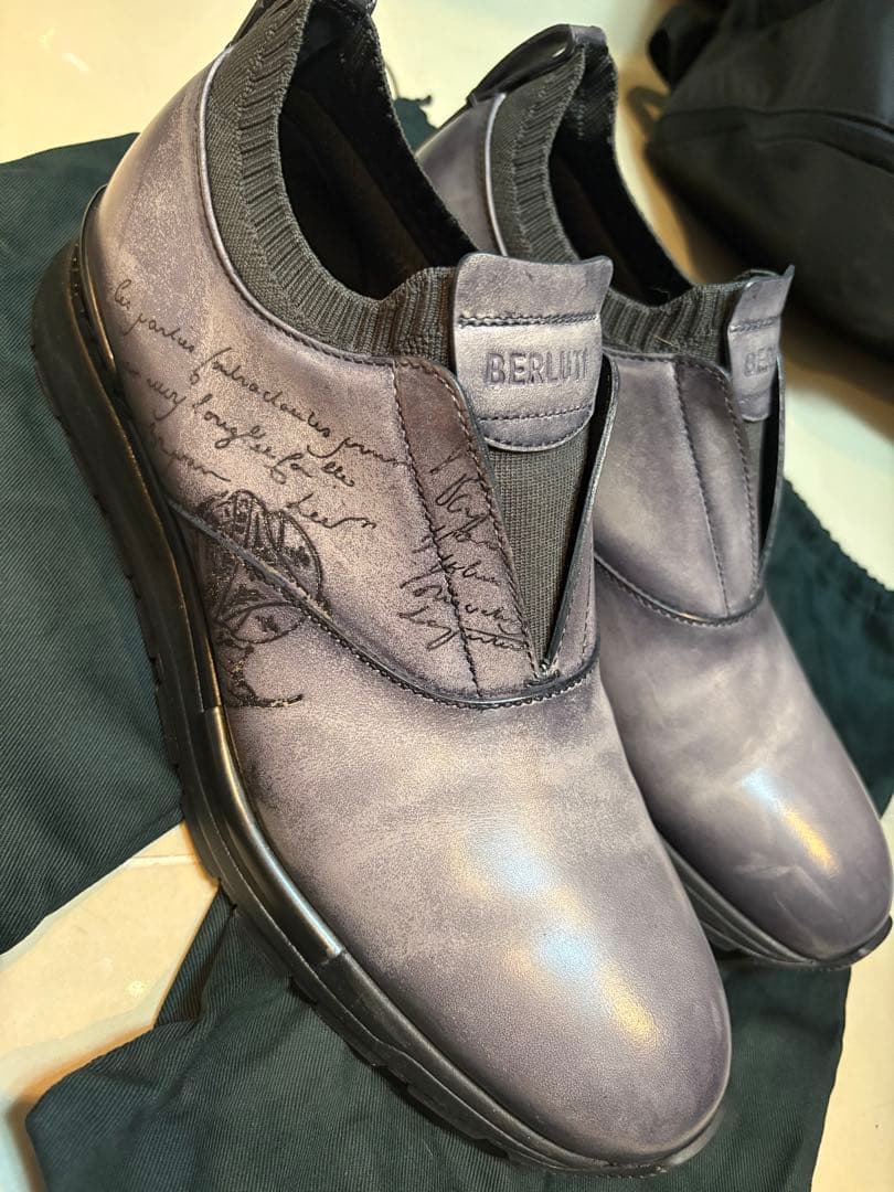 週末限定セールベルルッティ　ファストトラック スリッポン