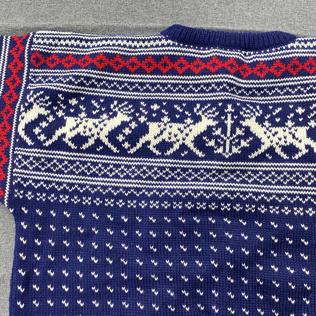 N434◯ 新品 DALEOFNORWAY ノルディック柄 ニット L