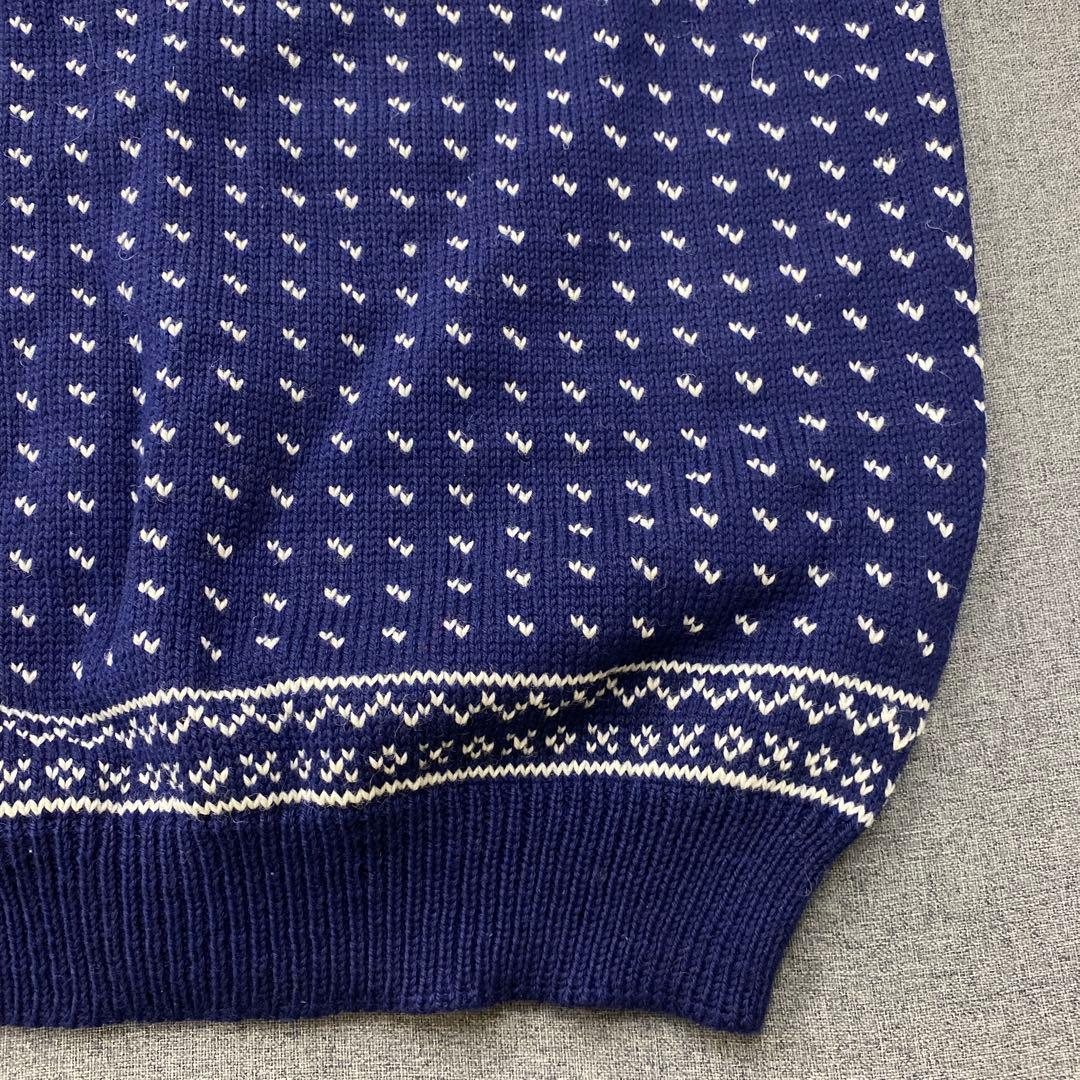 N434◯ 新品 DALEOFNORWAY ノルディック柄 ニット L