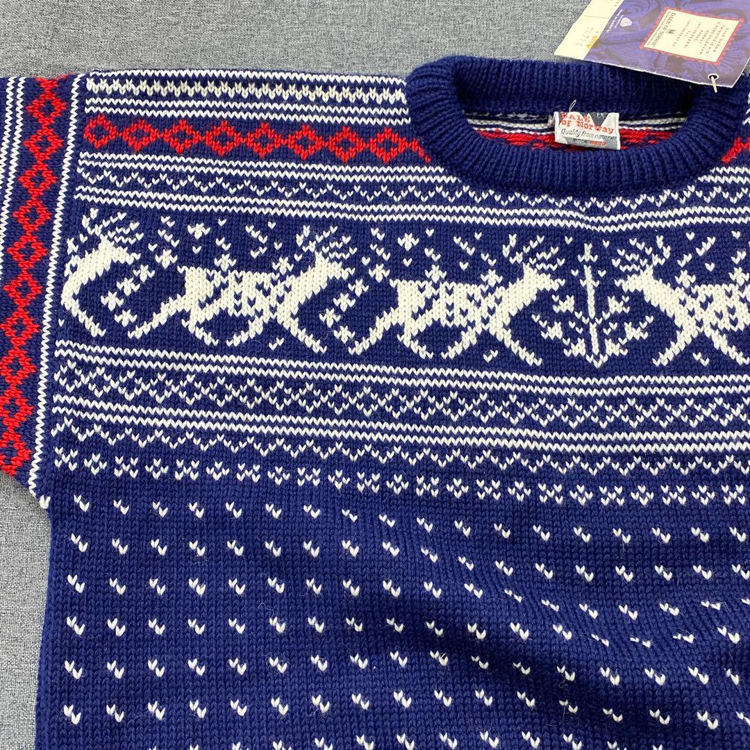 N434◯ 新品 DALEOFNORWAY ノルディック柄 ニット L