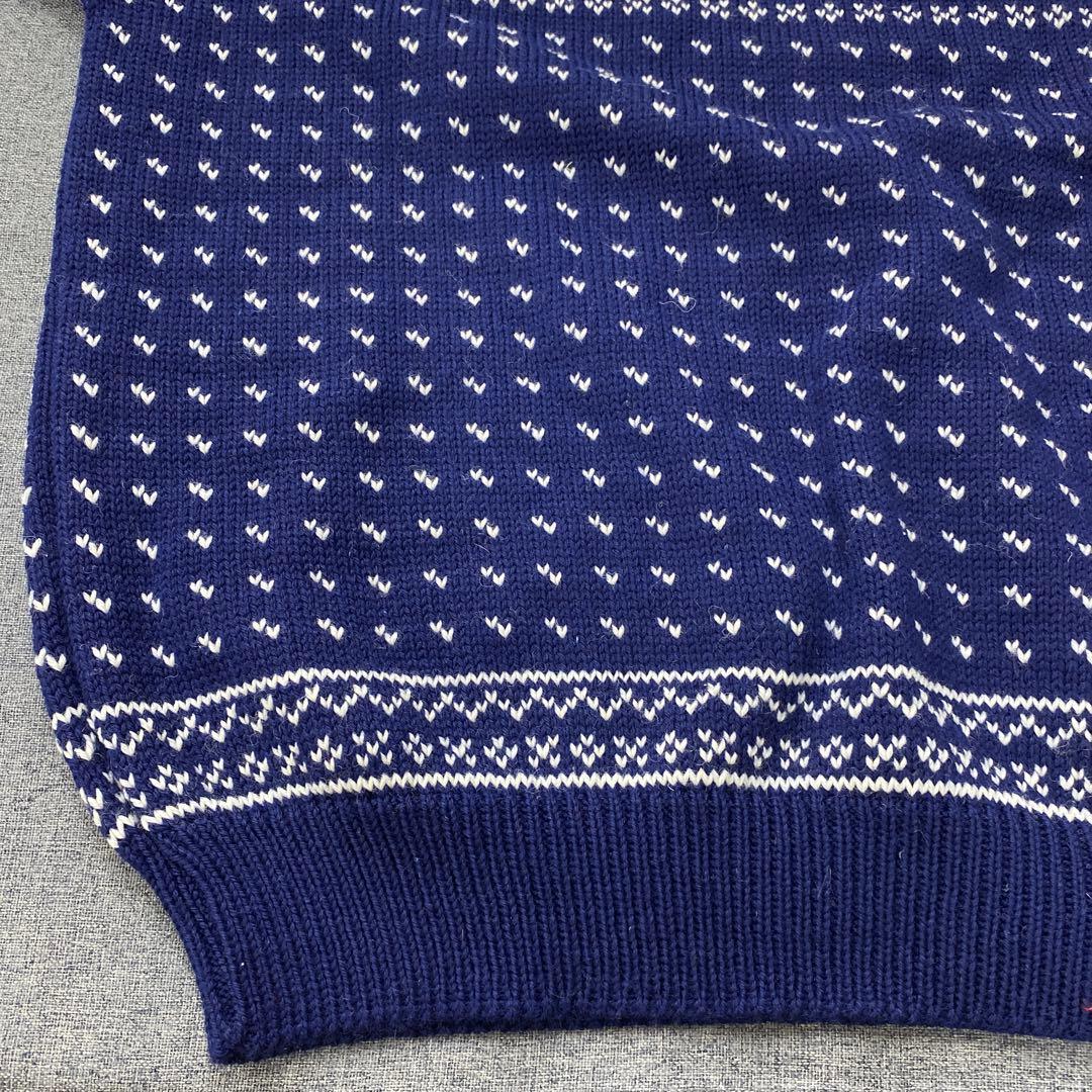 N434◯ 新品 DALEOFNORWAY ノルディック柄 ニット L