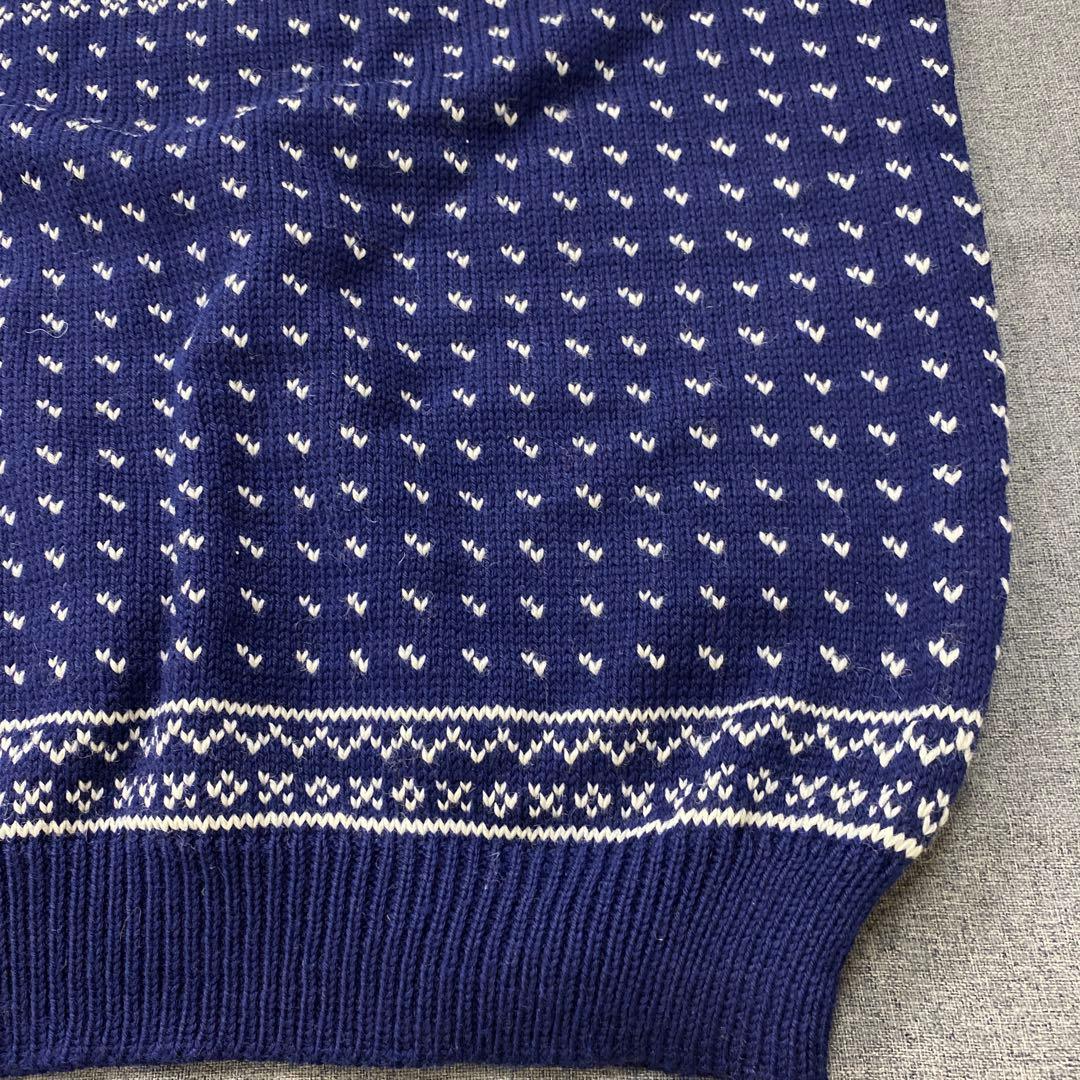 N434◯ 新品 DALEOFNORWAY ノルディック柄 ニット L