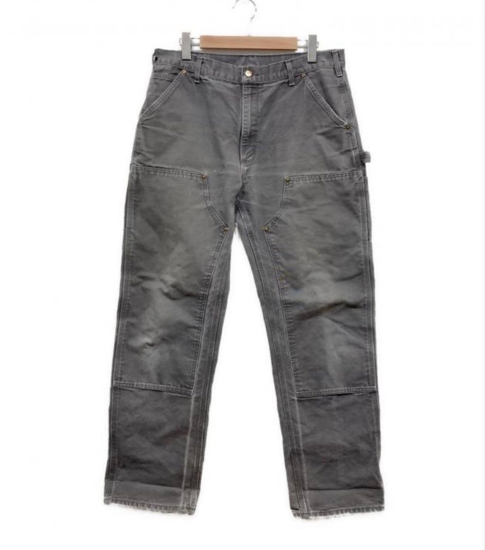 カーハート ダブルニー ペインターパンツ USA アメリカ 製　グレー