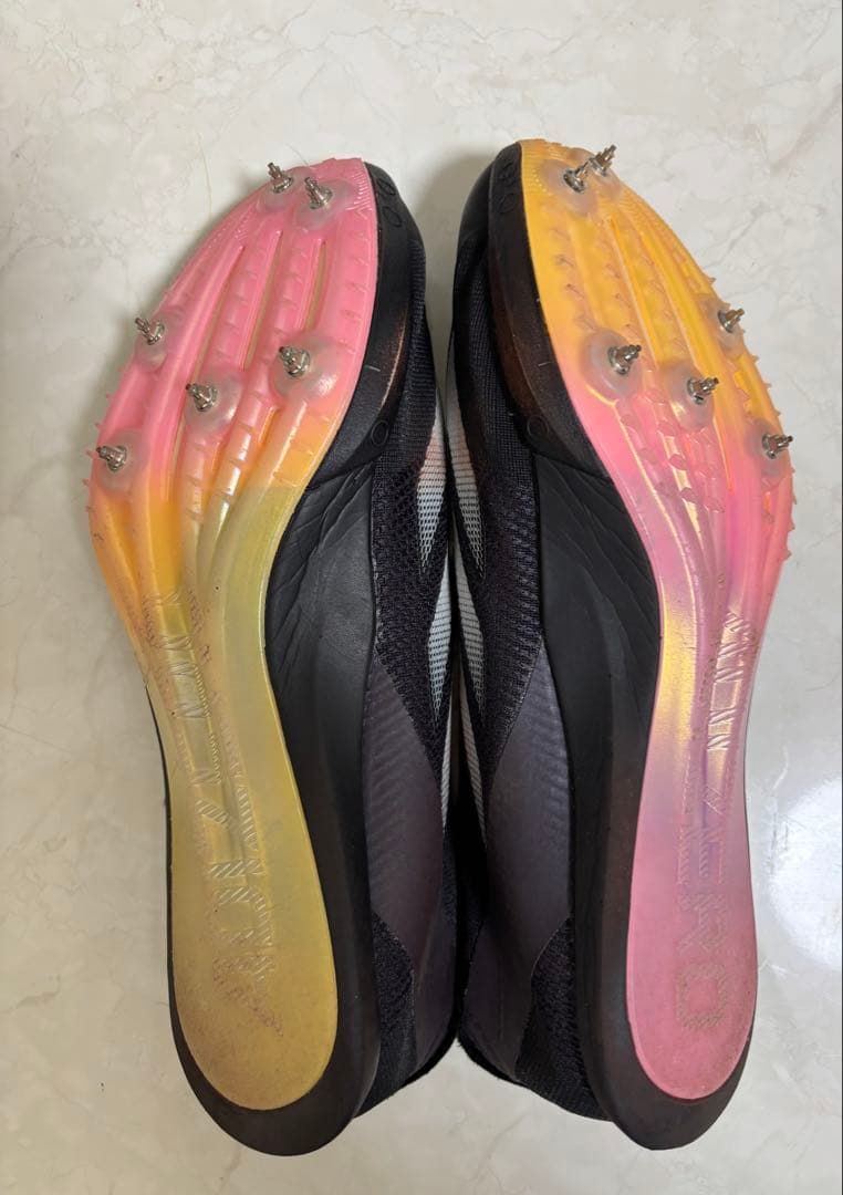 adizero スパイクシューズ 42 ブラック/ホワイト26.5cm