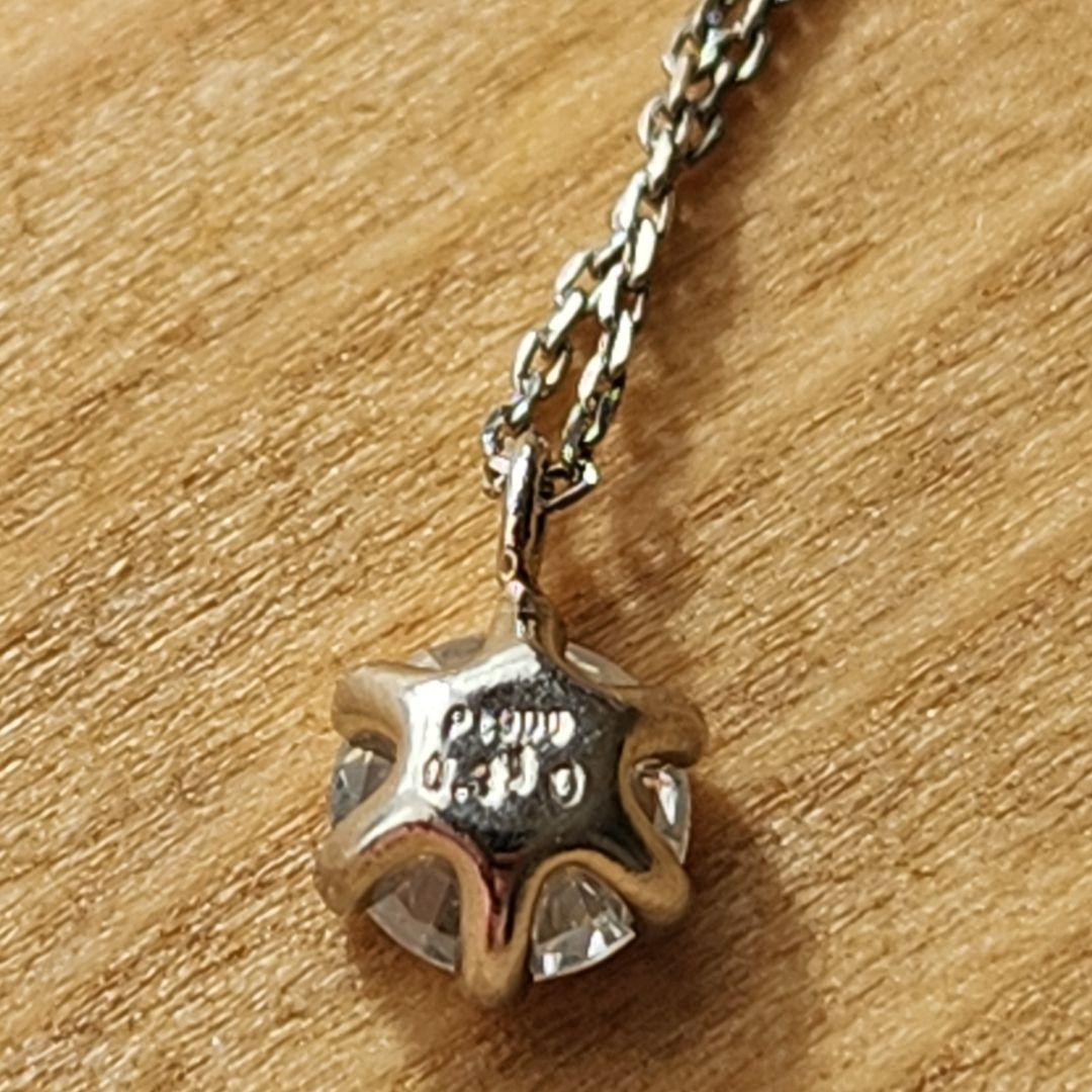 新品 天然ダイヤモンド 0.310ct ネックレス Pt950 Pt850