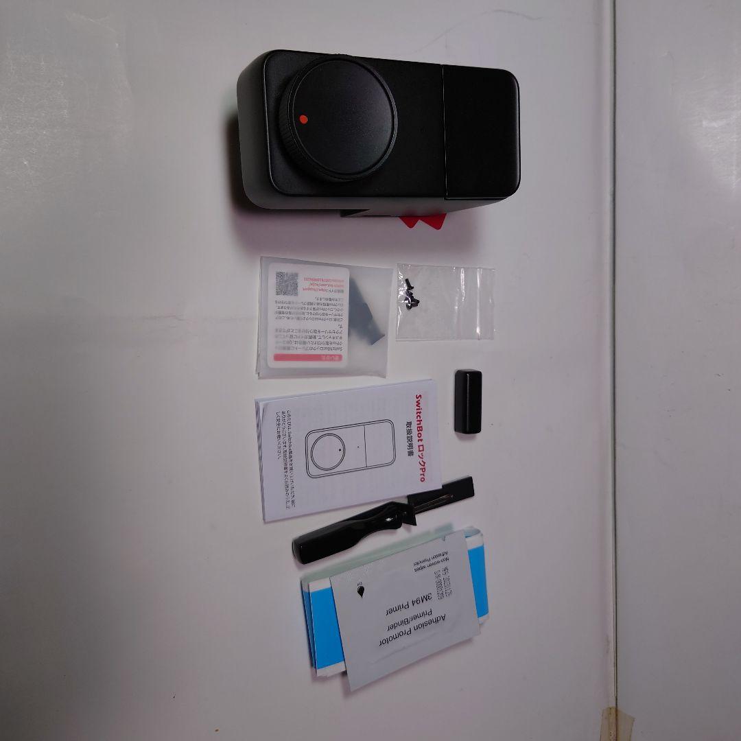 SwitchBot ロック Pro２個、指紋認証パッド、バッテリー４個　セット