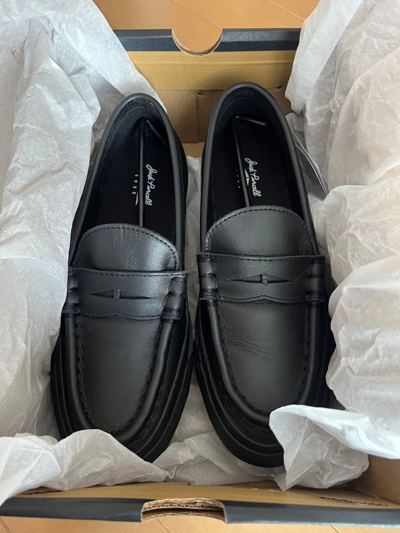 コンバース ジャックパーセル 1935 ローファー ブラック　25.0