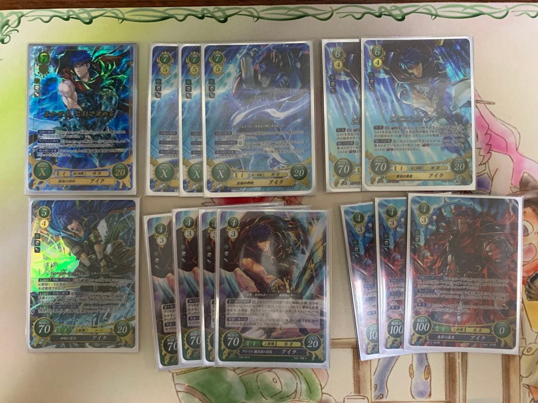 ファイアーエムブレムサイファ 蒼焔の神将 アイク デッキ