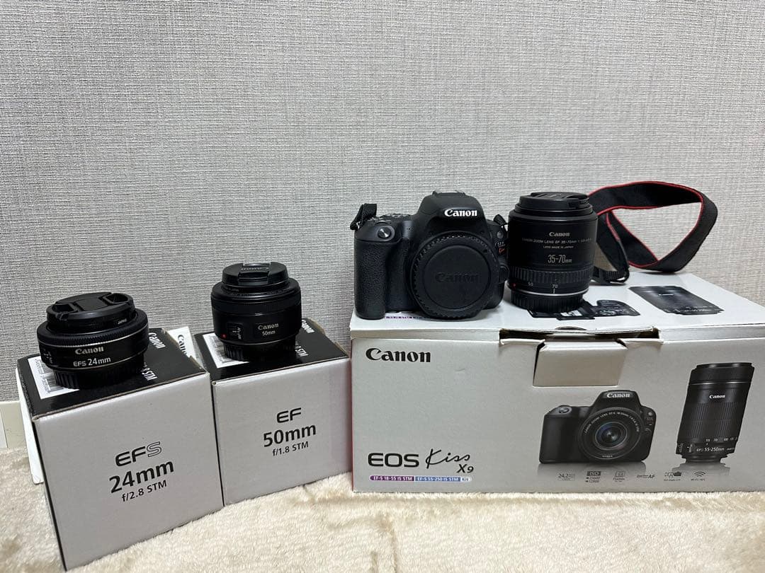 Canon EOS Kiss X9 レンズ3つセット 一眼レフ