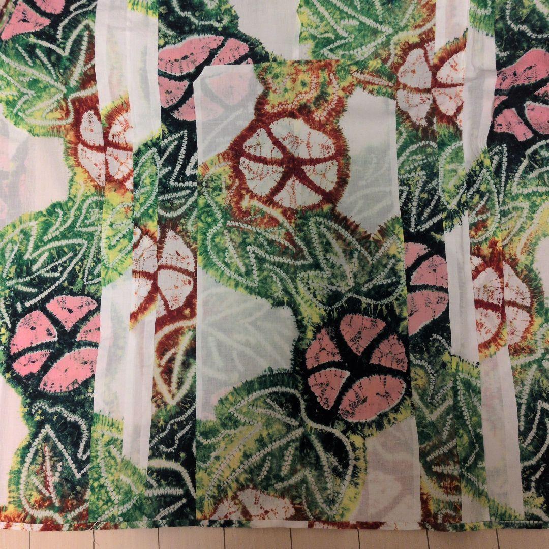 ま*ん様 有松鳴海絞りの朝顔の浴衣