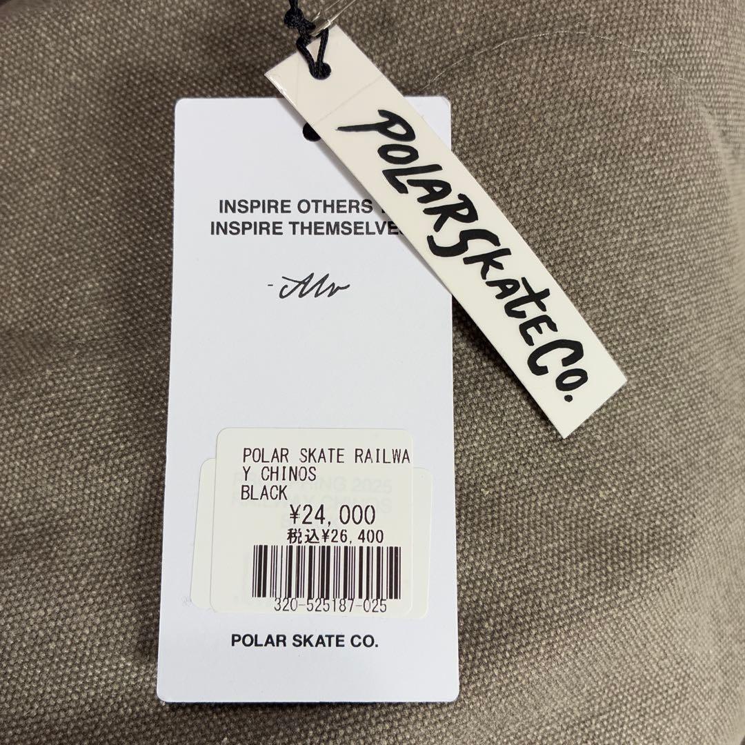 パンツ polar railway chinos pants black L
