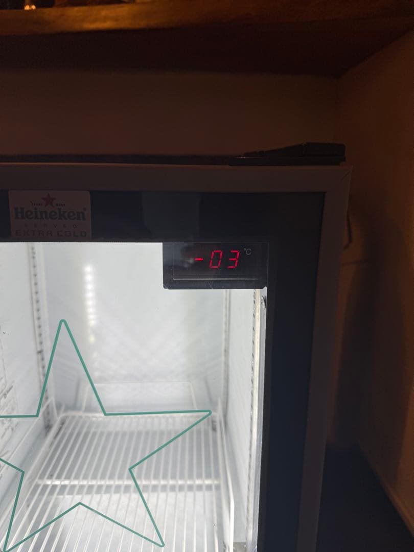 [最終値下げ] 希少　ハイネケン 冷蔵 ショーケース 非売品 エクストラコールド