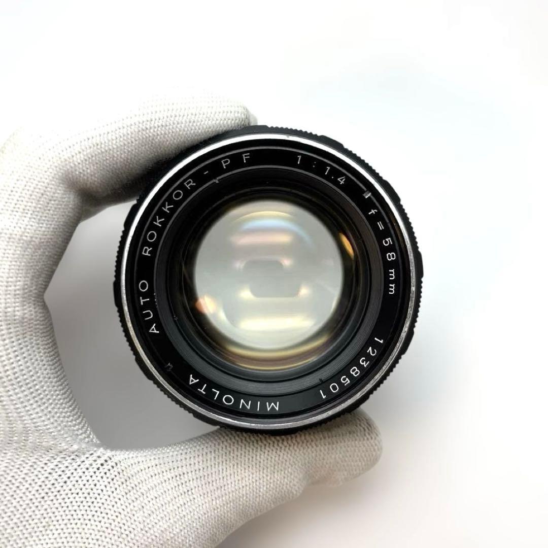 MINOLTA AUTO ROKKOR-PF 58mm f1.4前期型