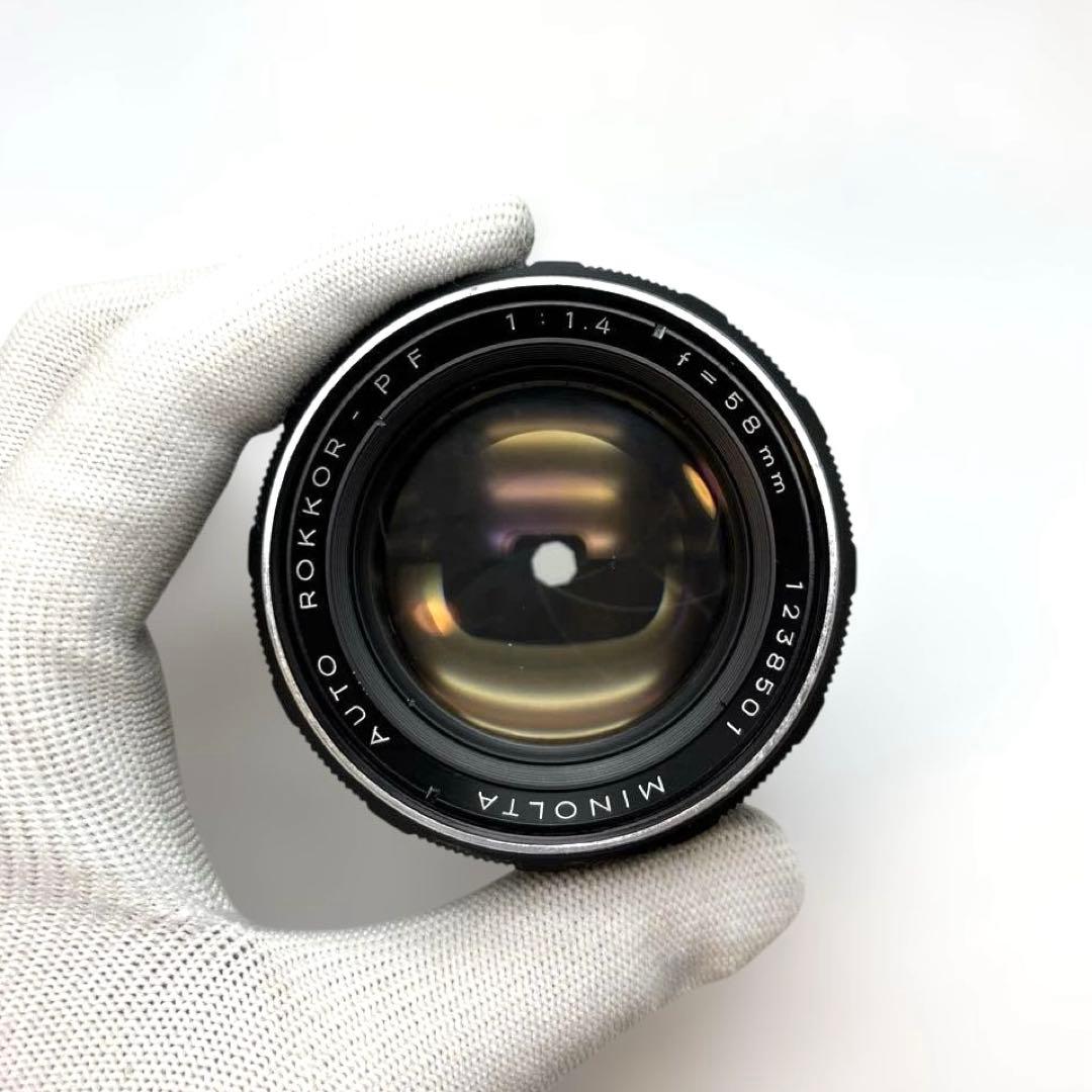 MINOLTA AUTO ROKKOR-PF 58mm f1.4前期型