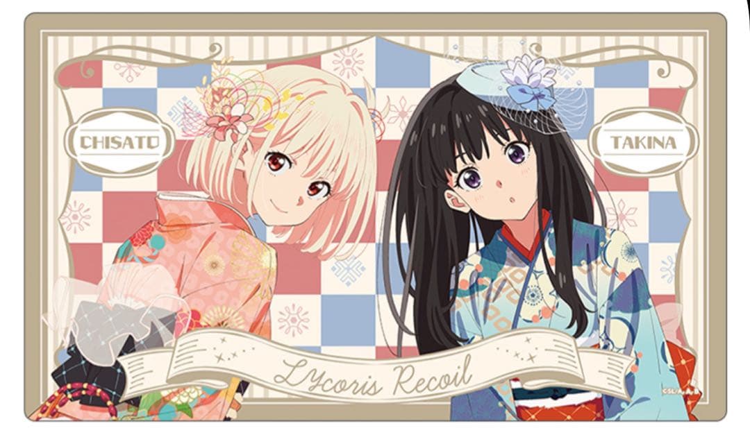 リコリス・リコイル リコリコ 千束 たきな 冬 プレイマット デスクマット