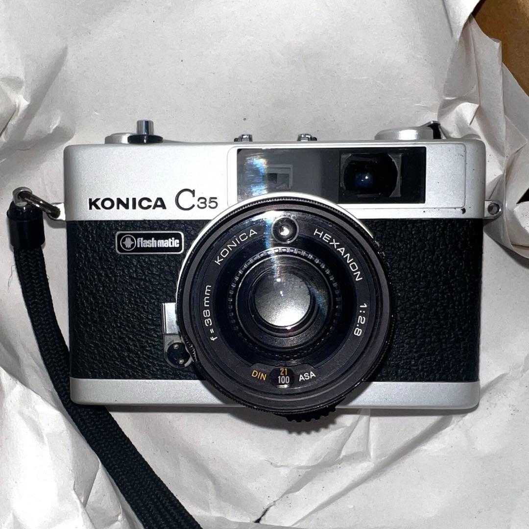 【動作確認済】 KONICA C35 （Konica ケース付き）