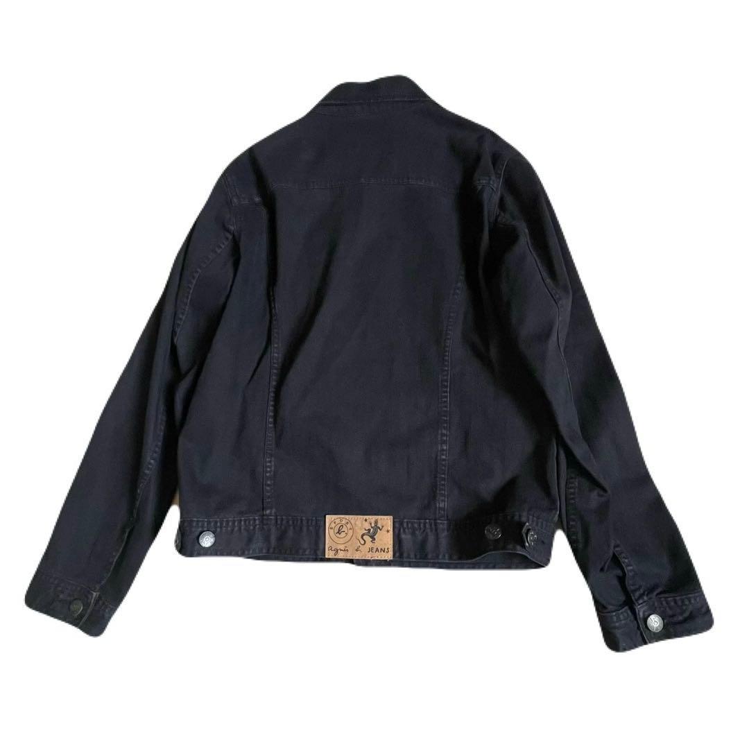 セールagnes bアニエスベー1990sフランス製Gジャン黒デニムジャケット