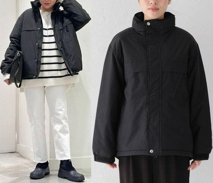 AP STUDIO SCENTOF コットンナイロンフリースジャケットコート