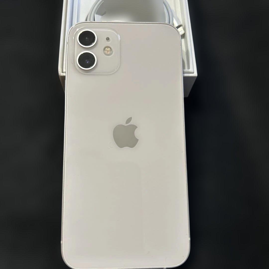 Apple iPhone 12ホワイト本体　箱ケーブル付き