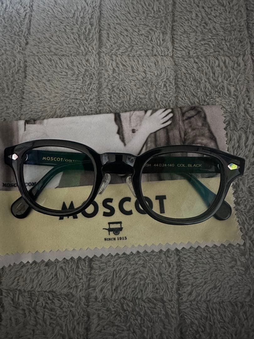 MOSCOT LEMTOSH MP 44 鼻パッド 伊達メガネ サングラス 黒