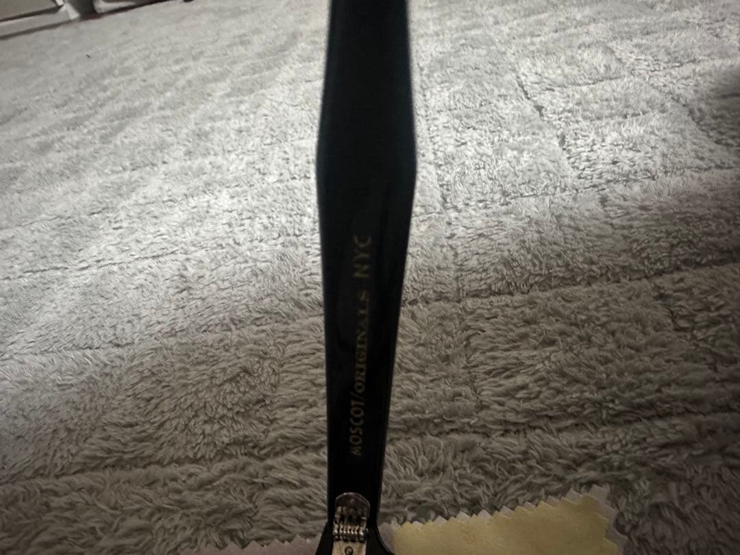 MOSCOT LEMTOSH MP 44 鼻パッド 伊達メガネ サングラス 黒